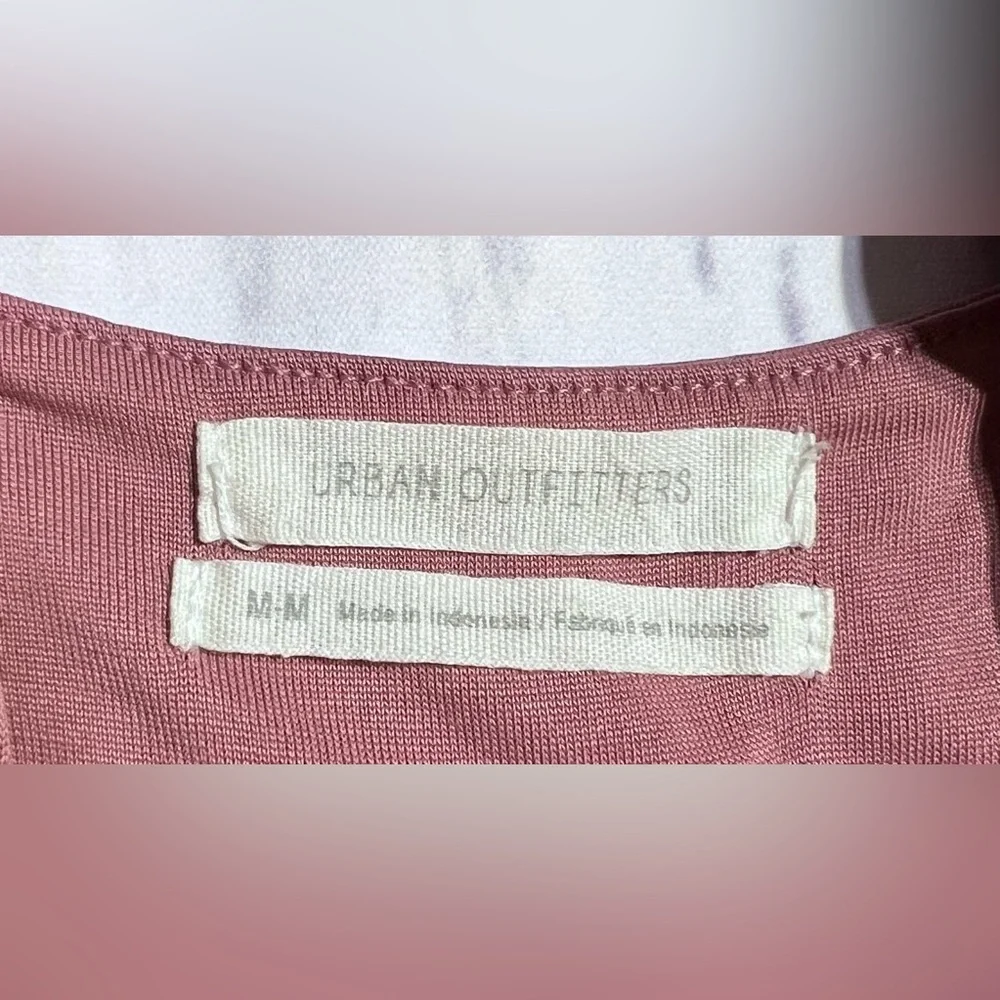 Urban Outfitters Alix Tie Front Pale Pink Romper - Picture 5 of 8